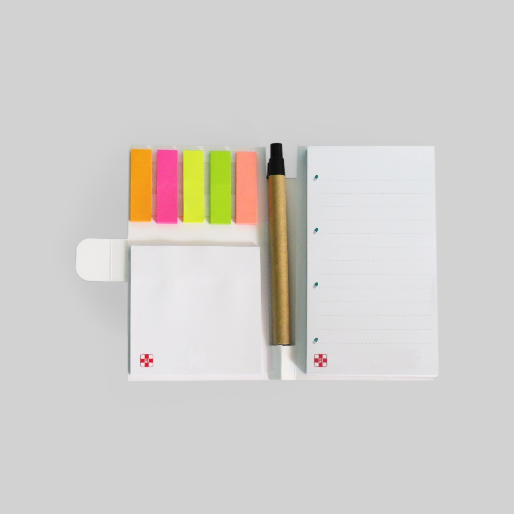 Memo Pads with Sticky Notes and Pens